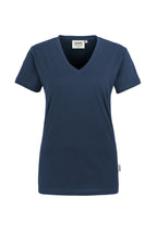 HAKRO Damen V-Shirt Classic marine