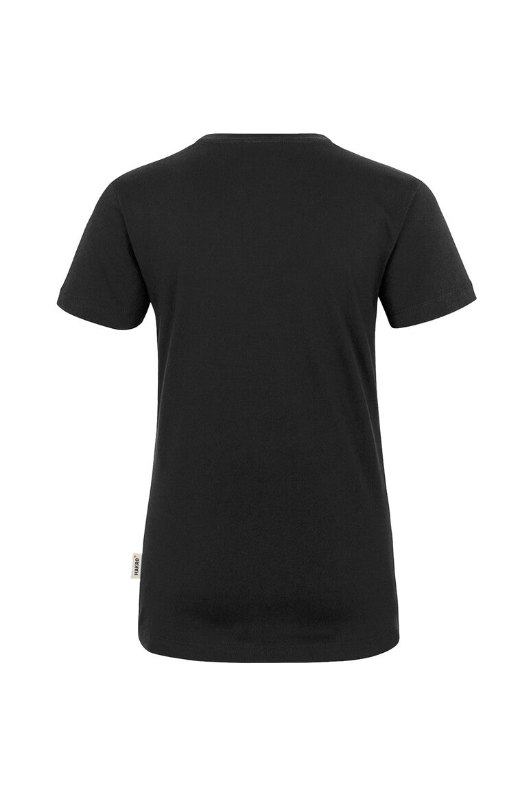 HAKRO Damen V-Shirt Classic schwarz