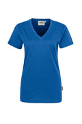 HAKRO Damen V-Shirt Classic royalblau