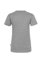 HAKRO Damen V-Shirt Classic grau meliert