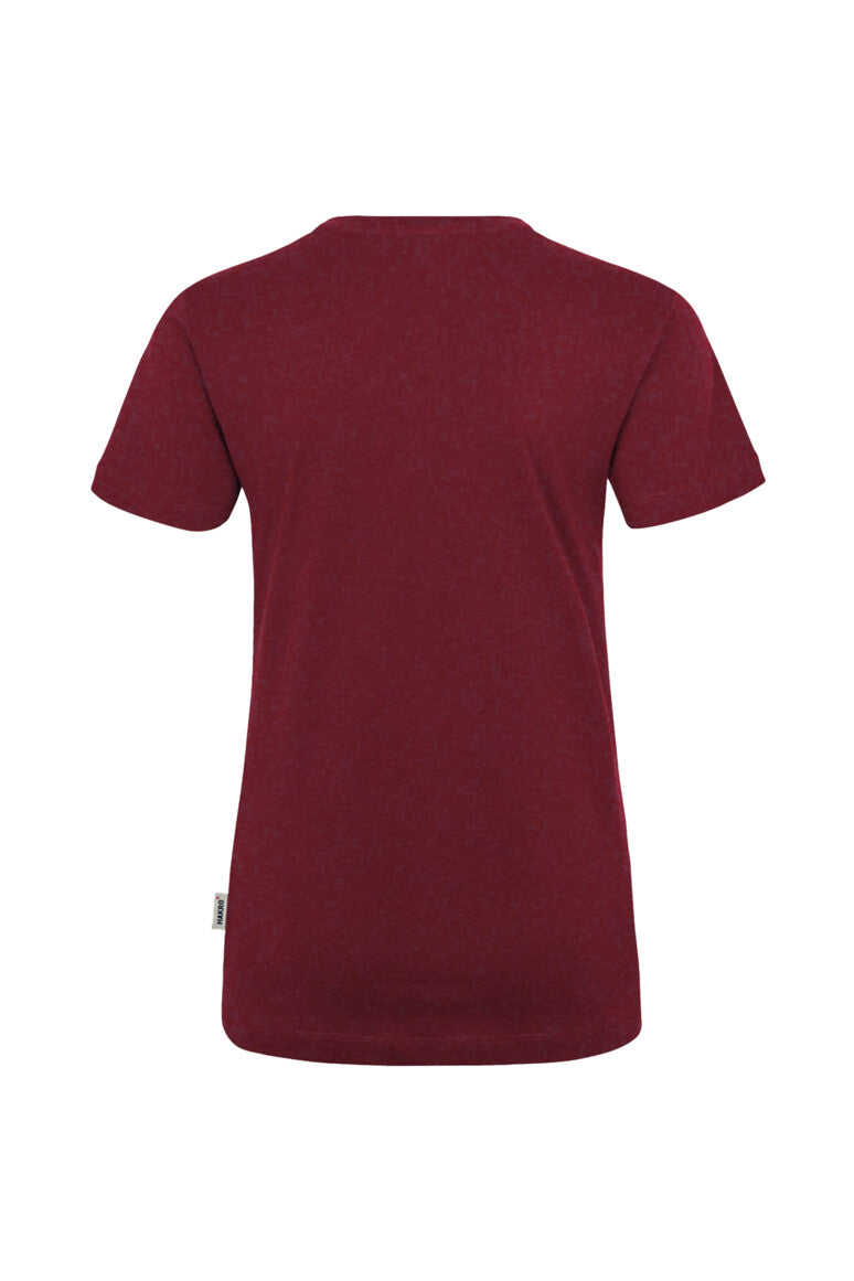 HAKRO Damen V-Shirt Classic weinrot
