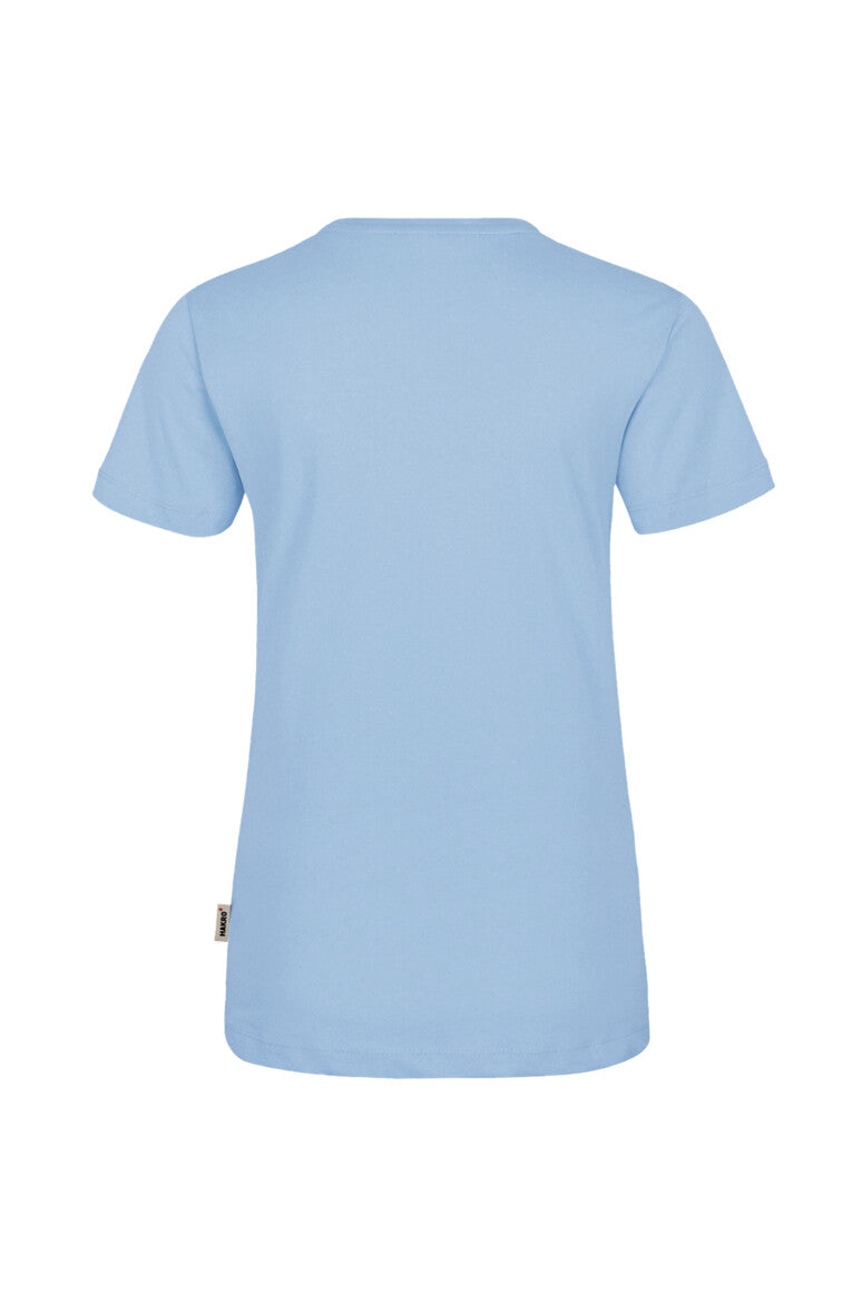 HAKRO Damen V-Shirt Classic eisblau