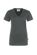 HAKRO Damen V-Shirt Classic anthrazit