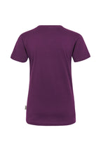 HAKRO Damen V-Shirt Classic aubergine