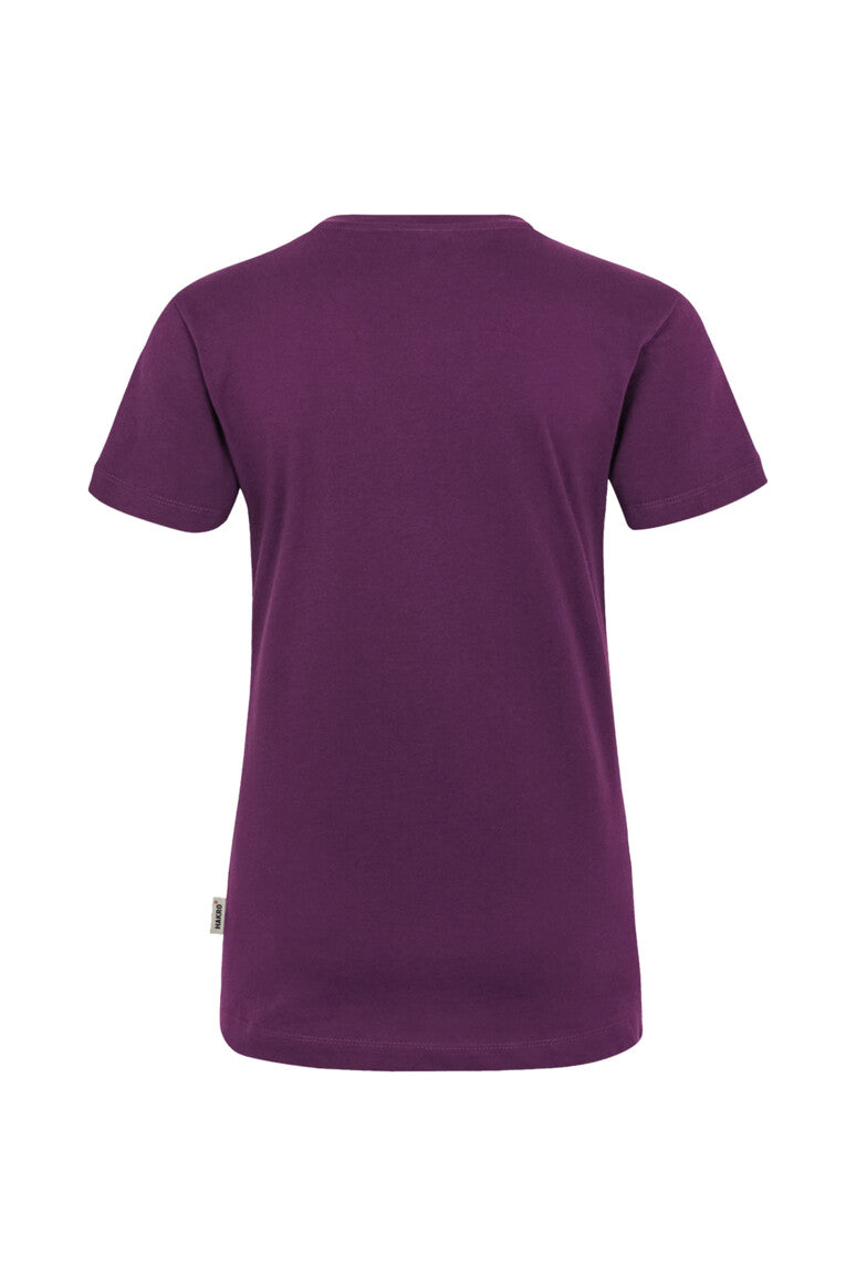 HAKRO Damen V-Shirt Classic aubergine