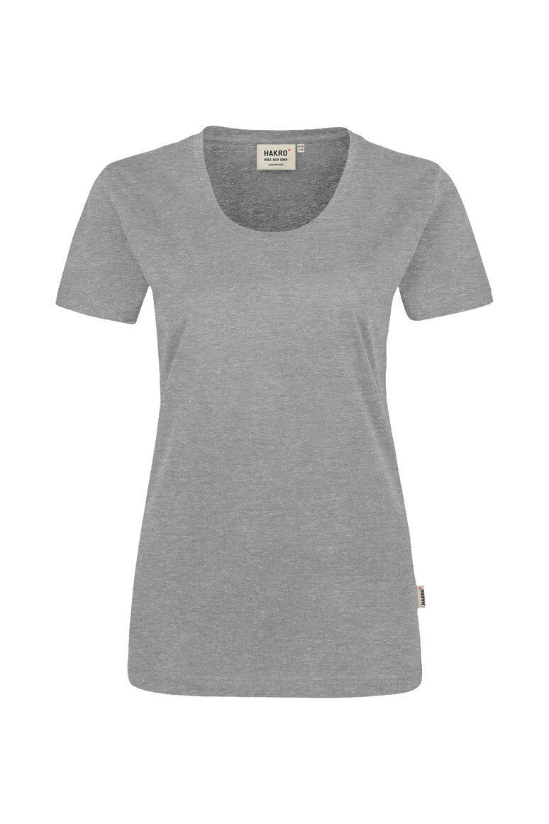 HAKRO Damen T-Shirt Classic grau meliert