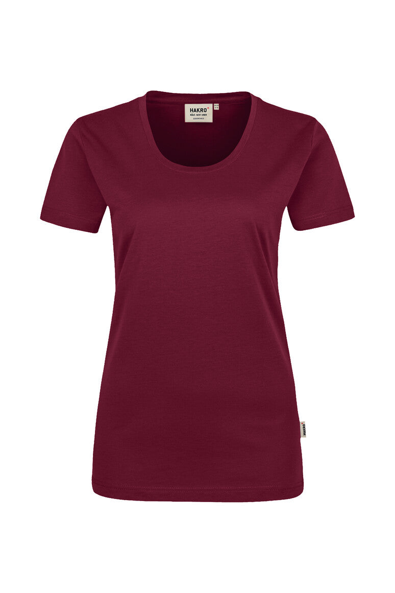 HAKRO Damen T-Shirt Classic weinrot