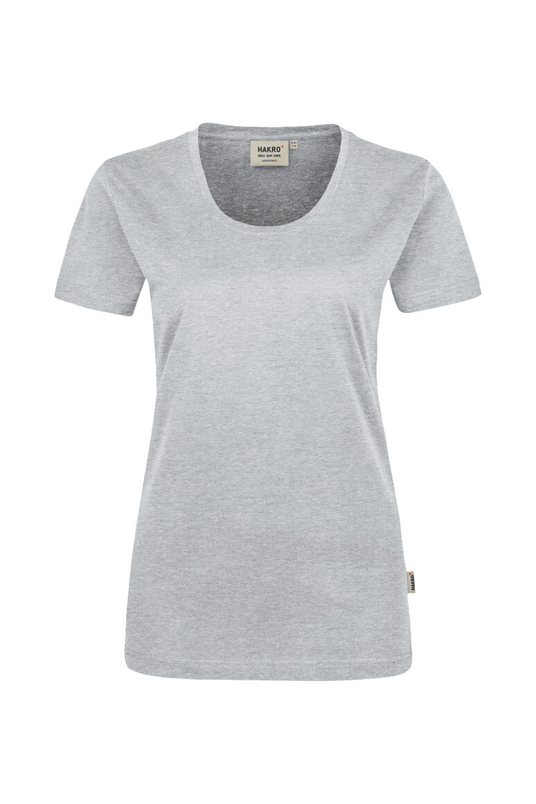 HAKRO Damen T-Shirt Classic ash meliert