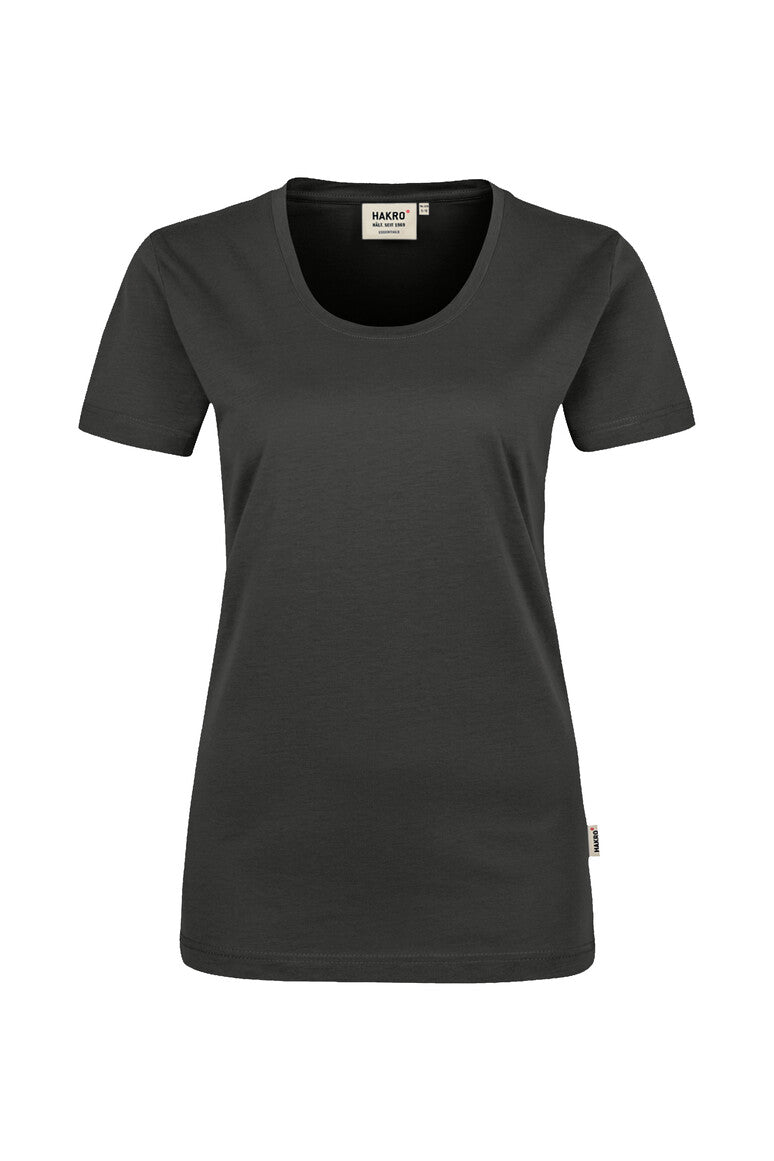 HAKRO Damen T-Shirt Classic karbongrau
