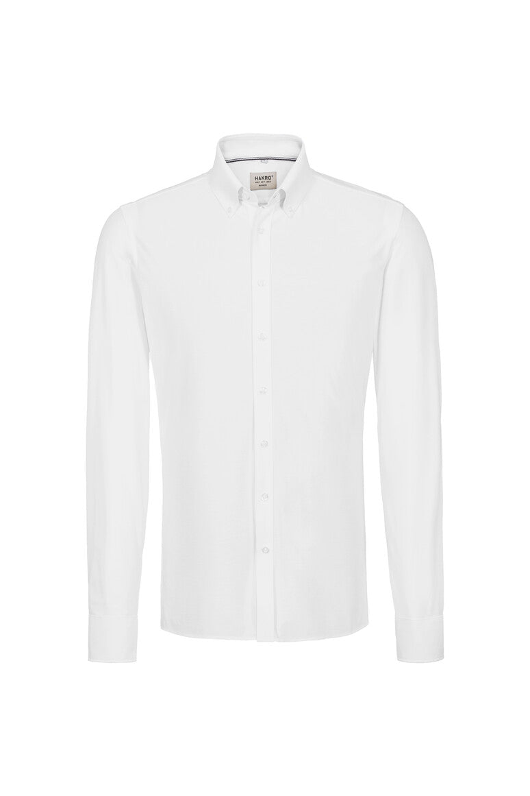 HAKRO Hemd Natural Stretch Regular weiß