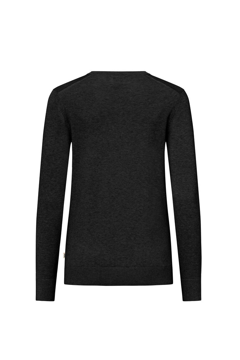 HAKRO Damen Pullover Premium-Baumwolle schwarz