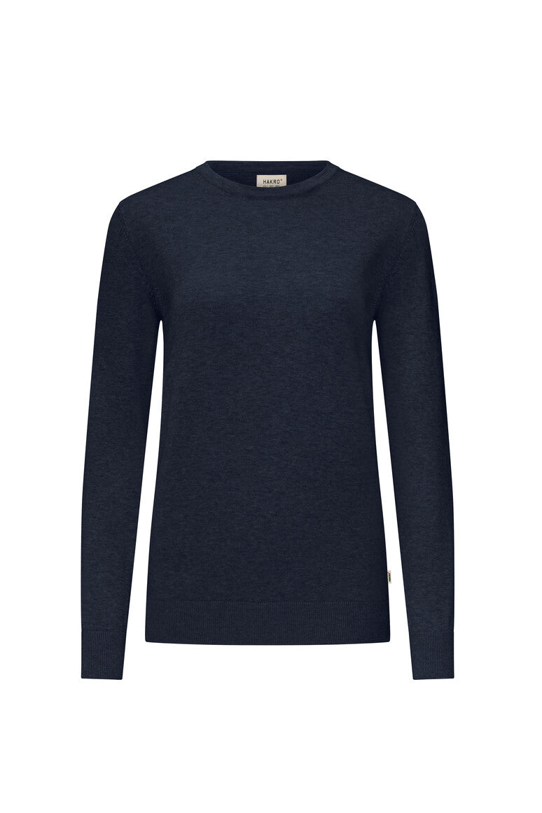 HAKRO Damen Pullover Premium-Baumwolle tinte
