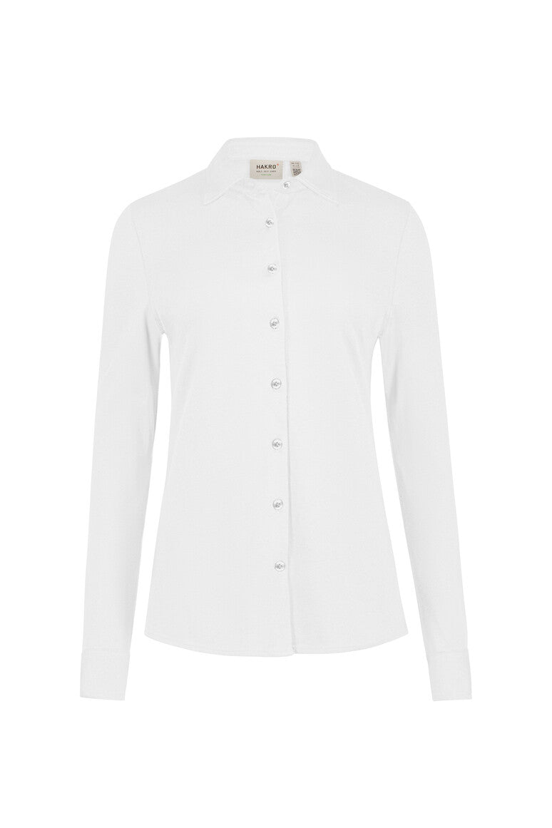 HAKRO COTTON TEC® Bluse weiß