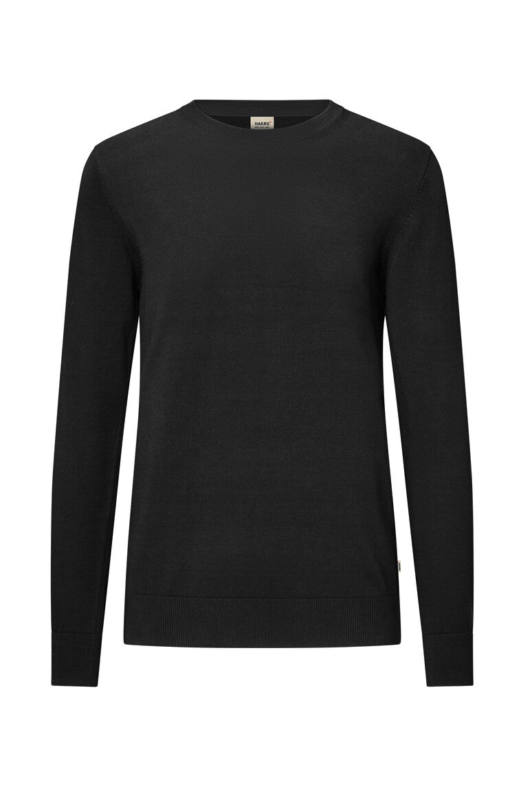 HAKRO Pullover Premium-Baumwolle schwarz