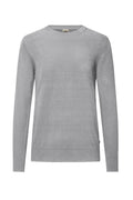 HAKRO Pullover Premium-Baumwolle grau meliert