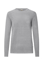 HAKRO Pullover Premium-Baumwolle grau meliert