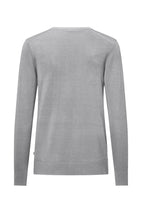 HAKRO Pullover Premium-Baumwolle grau meliert