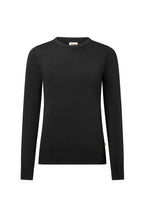 HAKRO Damen Pullover Merino-Wolle schwarz