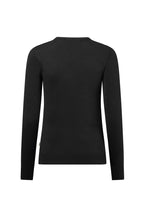 HAKRO Damen Pullover Merino-Wolle schwarz