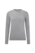 HAKRO Damen Pullover Merino-Wolle grau meliert