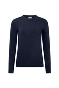 HAKRO Damen Pullover Merino-Wolle tinte