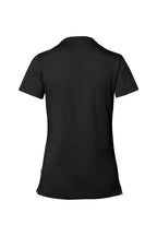 HAKRO Cotton Tec® Damen V-Shirt schwarz
