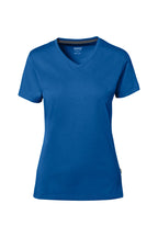 HAKRO Cotton Tec® Damen V-Shirt royalblau