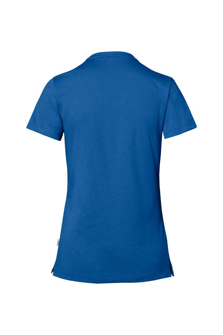 HAKRO Cotton Tec® Damen V-Shirt royalblau