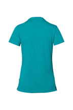HAKRO Cotton Tec® Damen V-Shirt smaragd