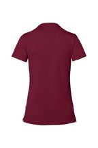 HAKRO Cotton Tec® Damen V-Shirt weinrot