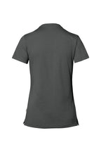 HAKRO Cotton Tec® Damen V-Shirt anthrazit