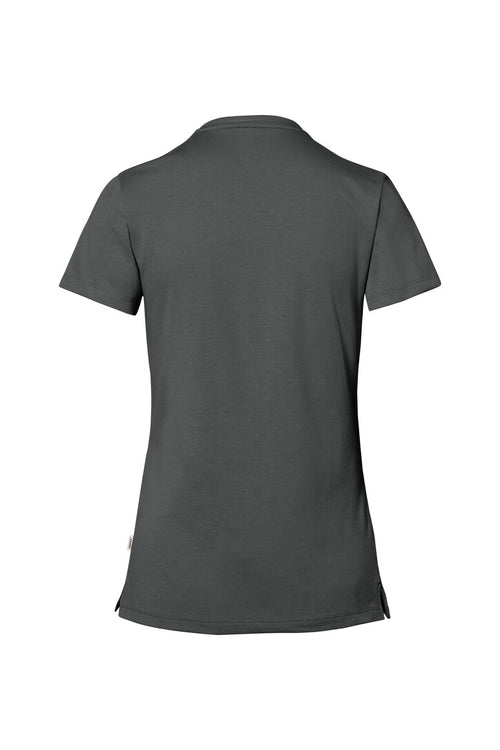 HAKRO Cotton Tec® Damen V-Shirt anthrazit