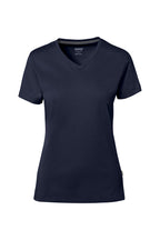 HAKRO Cotton Tec® Damen V-Shirt tinte