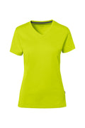 HAKRO Cotton Tec® Damen V-Shirt kiwi