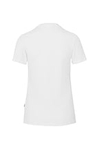 HAKRO Damen V-Shirt Stretch weiß