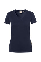 HAKRO Damen V-Shirt Stretch tinte