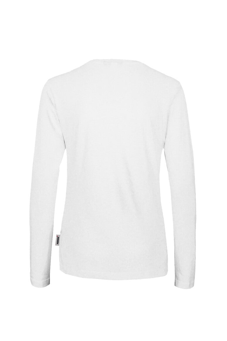 HAKRO Damen Longsleeve Classic weiß