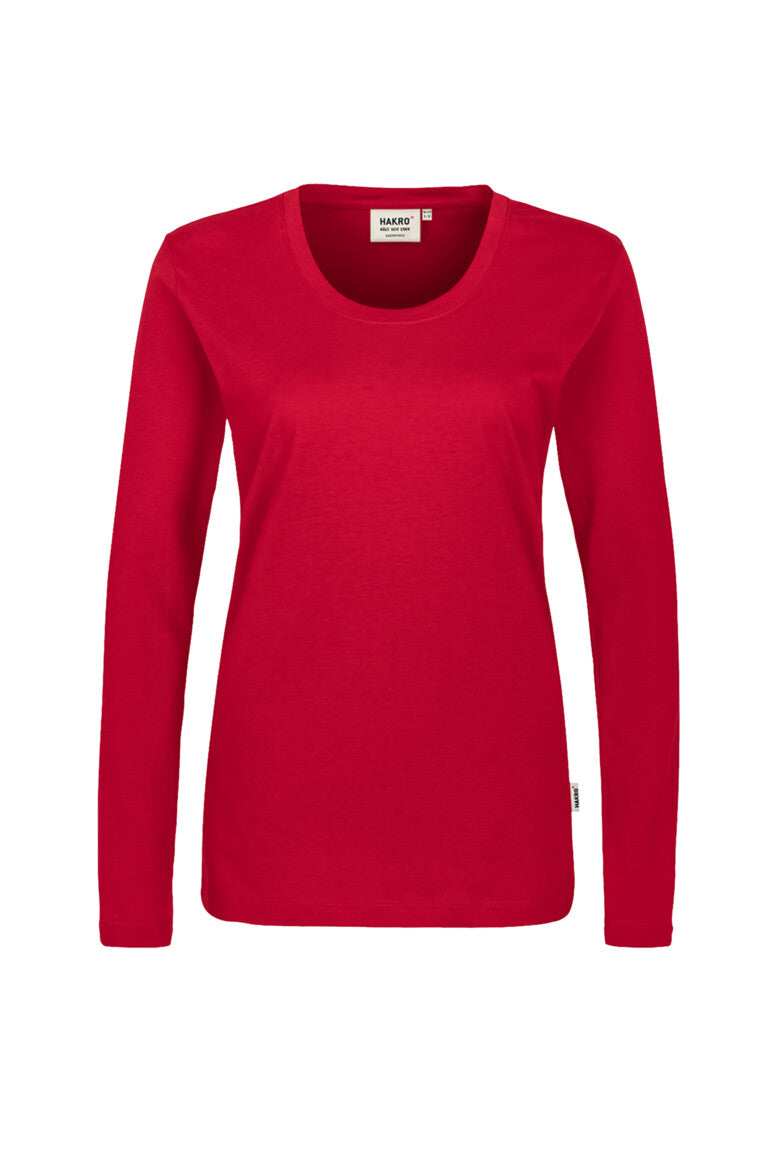 HAKRO Damen Longsleeve Classic rot