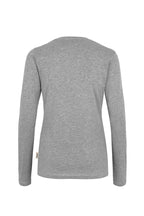 HAKRO Damen Longsleeve Classic grau meliert