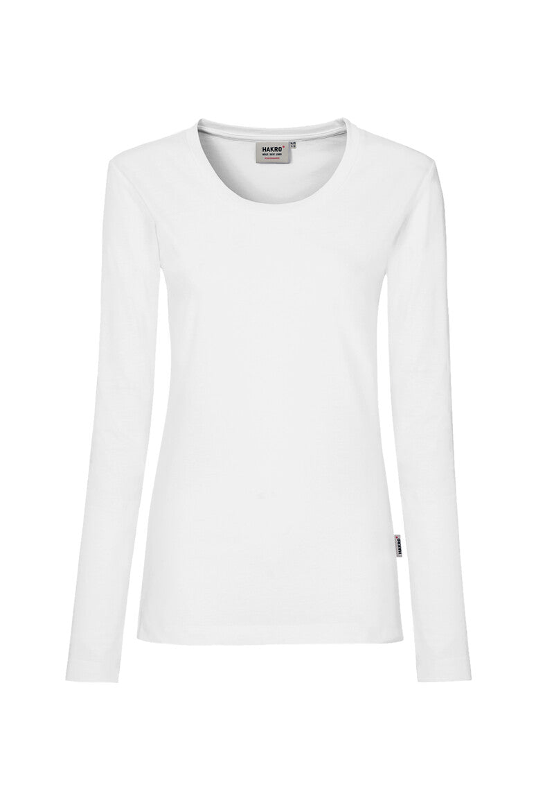 HAKRO Damen Longsleeve Mikralinar® weiß