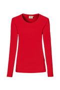 HAKRO Damen Longsleeve Mikralinar® rot