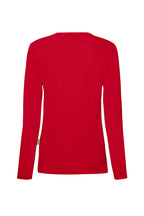 HAKRO Damen Longsleeve Mikralinar® rot