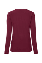HAKRO Damen Longsleeve Mikralinar® weinrot
