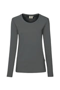 HAKRO Damen Longsleeve Mikralinar® anthrazit