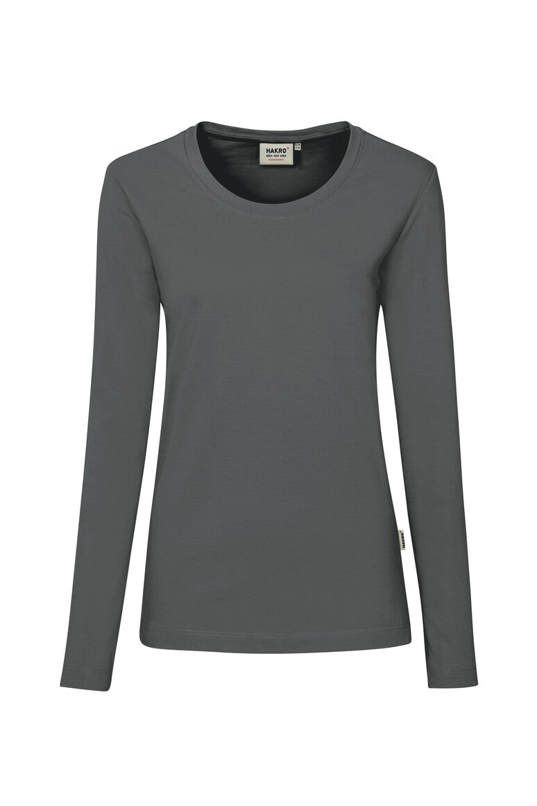 HAKRO Damen Longsleeve Mikralinar® anthrazit