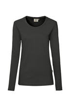 HAKRO Damen Longsleeve Mikralinar® karbongrau