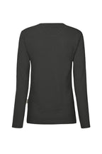HAKRO Damen Longsleeve Mikralinar® karbongrau