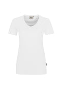 HAKRO Damen V-Shirt Mikralinar® weiß