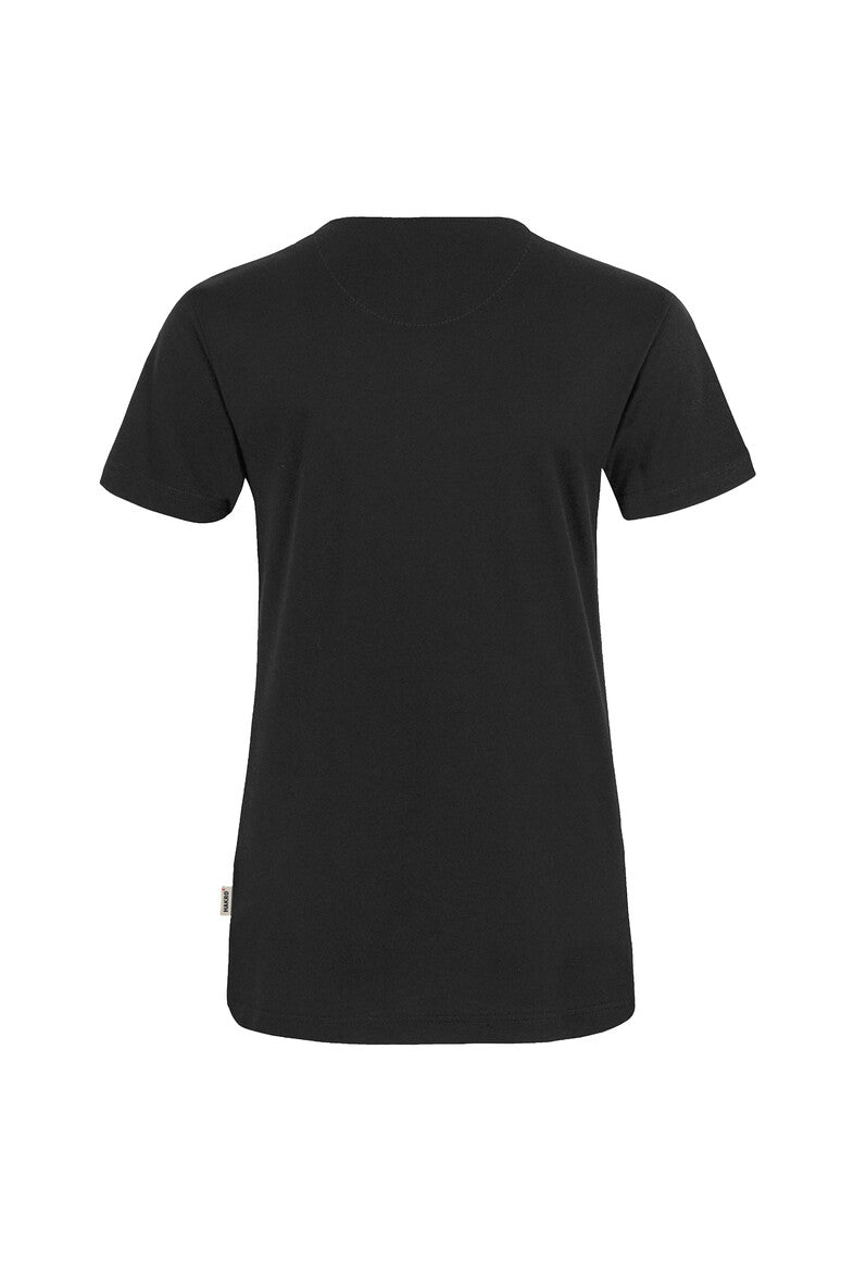 HAKRO Damen V-Shirt Mikralinar® schwarz