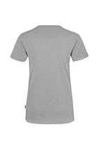 HAKRO Damen V-Shirt Mikralinar® grau meliert